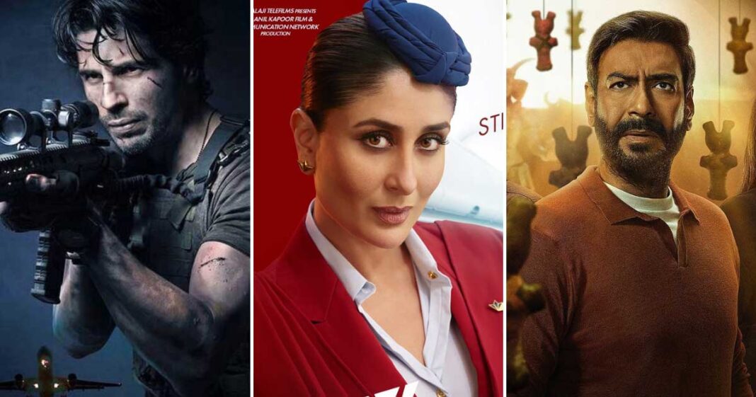 March 2024 Box Office Expectations Ajay Devgn Kareena Kapoor Khan Don   March 2024 Box Office Expectations Surprisingly Single 100 Crore Film Ajay Devgn Kareena Kapoor Khan Siddharth Malhotra To Lead A Disappointing Month Despite 12 Hindi Releases 1068x561 