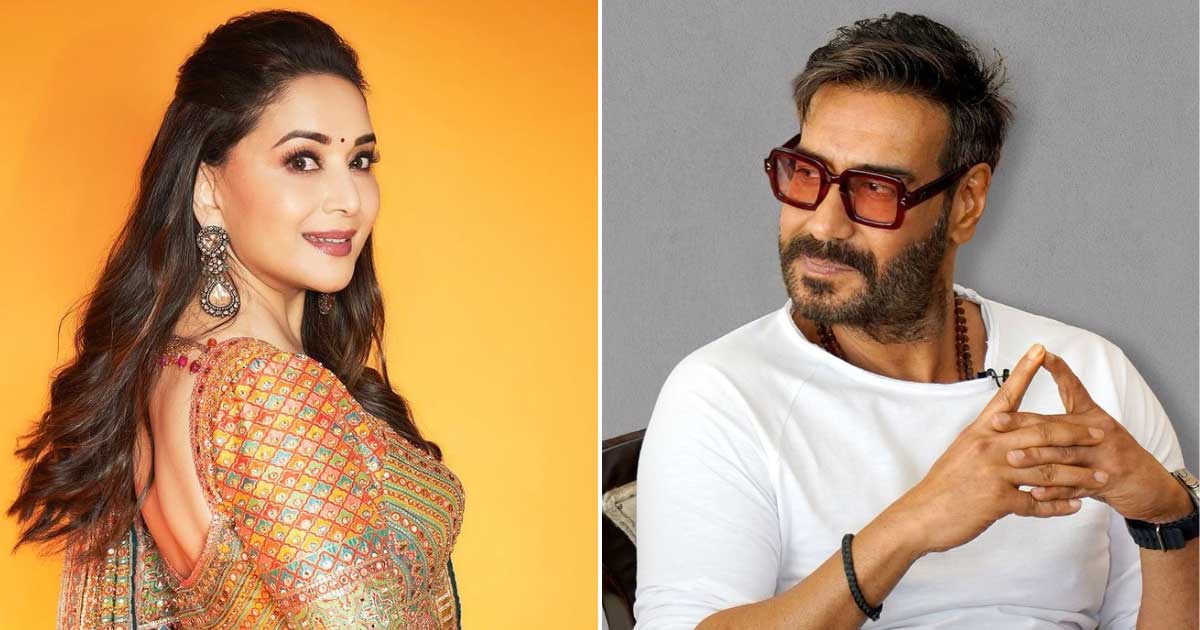 Ajay Devgn Refusing To Copy Madhuri Dixit's 'Jhatkas' Saying "Main Do Haath Nahi Karunga..." In This Old Video & Doing His Own Step Is Hilarious, We Bet You'll Go ROFL - Watch!
