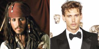 Johnny Depp, Austin Butler in Pirates of the Caribbean