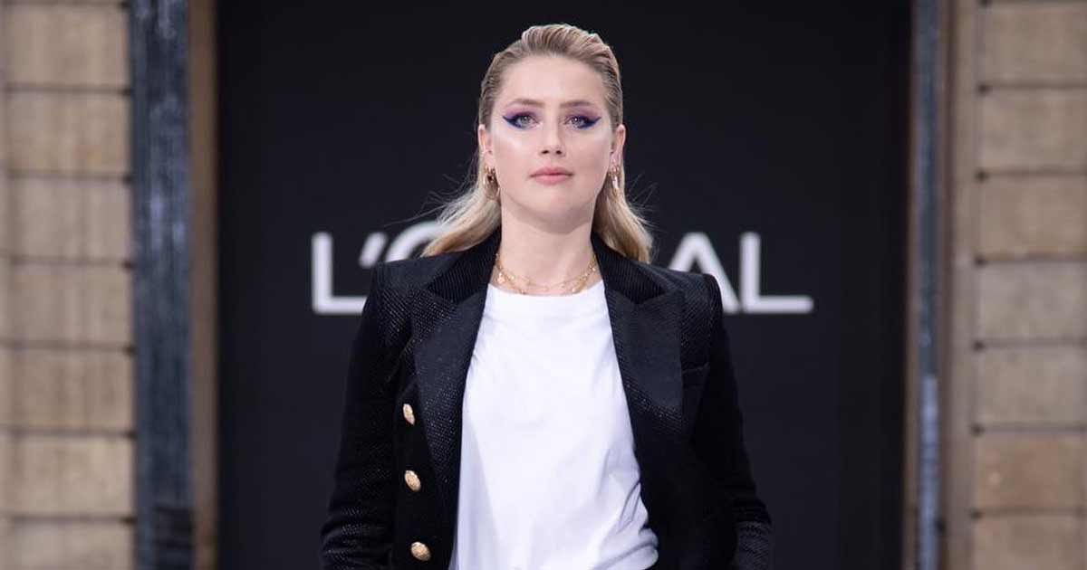 When Amber Heard Mesmerized Us In A Black Off-Shoulder Outfit